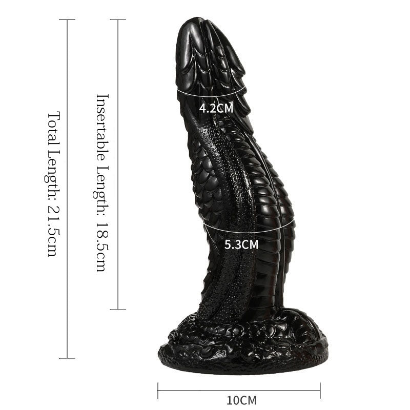 Dragon Scale Long Silicone Anal Plug