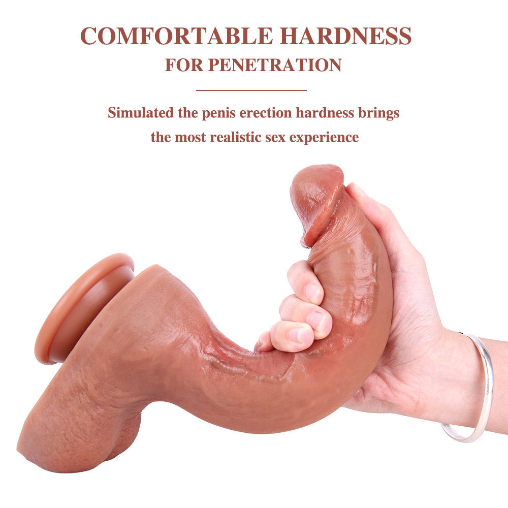 F692 Adjustable Strap-On Harness Kit with 10-inch Extra-Large Ultra Realistic Dual Density Silicone Dildo