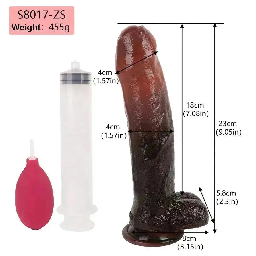 Xinghaoya Black Ejaculating Dildo