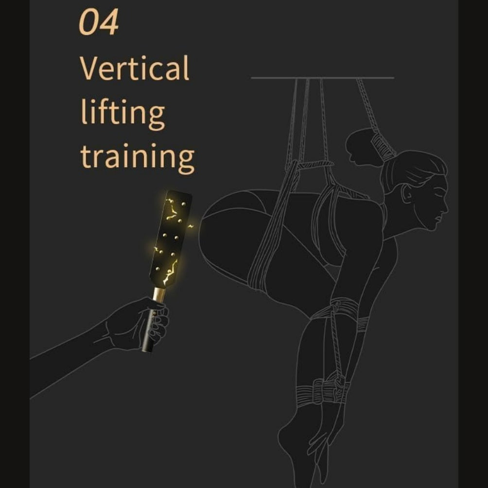 Fantasy Electric Shock Leather Paddle - Submissive Electrosex BDSM Bondage Kinky Sex Toys