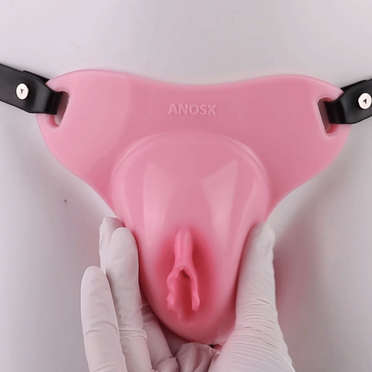 Realistic Fake Vagina Strap-on Silicone Pants – Shemale Sex Insert Silicone Toy