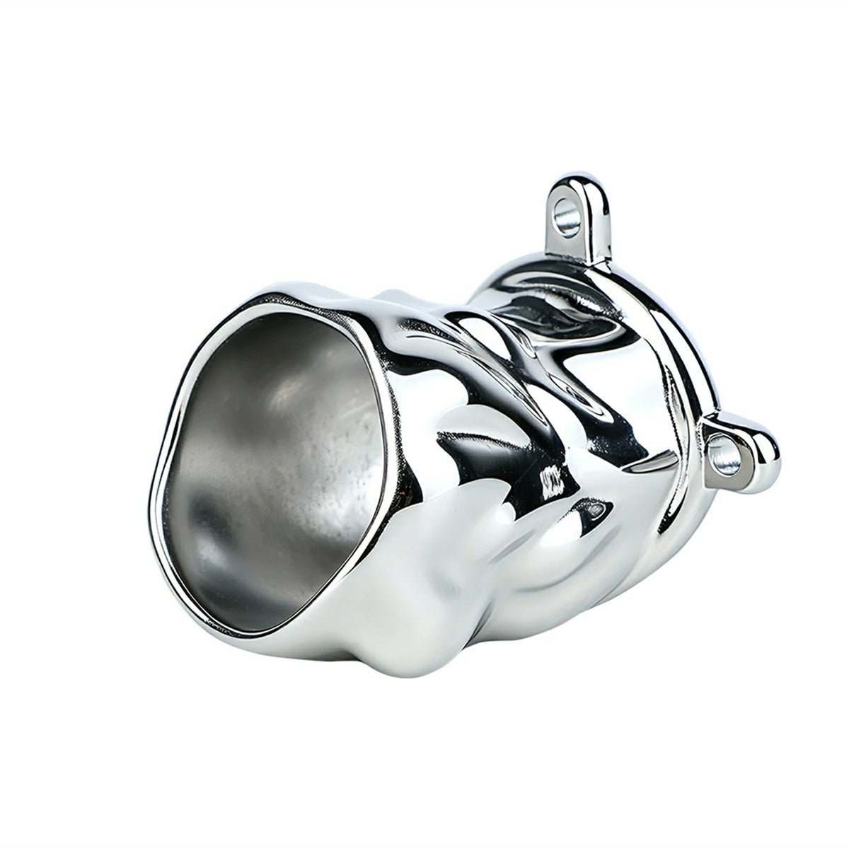 Metal Chastity Leash Trainer – 3 Cage Styles with Steel Ball or Leather Strap