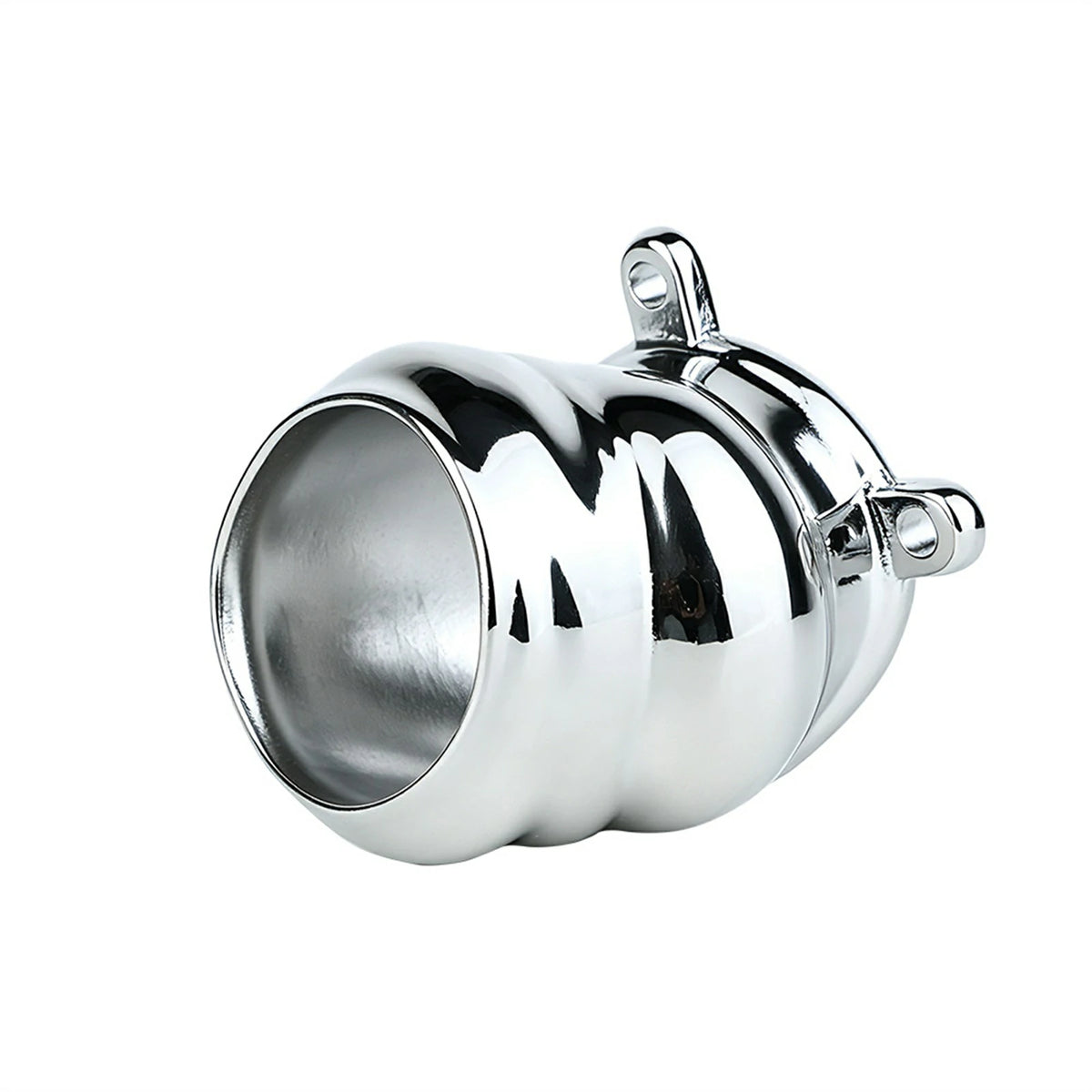 Metal Chastity Leash Trainer – 3 Cage Styles with Steel Ball or Leather Strap