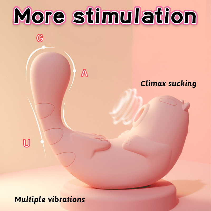 Yoga Cat Suction Clitoral G-spot Vibrator APP Remote Control