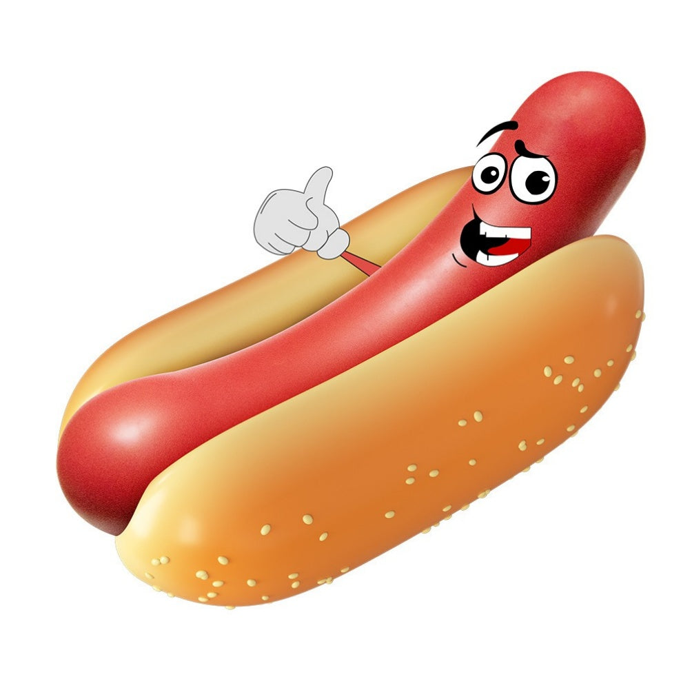 Fantasy Hot Dog Sausage Dildo-Discreet Silicone Sex Toys for Female Vaginal Masturbation