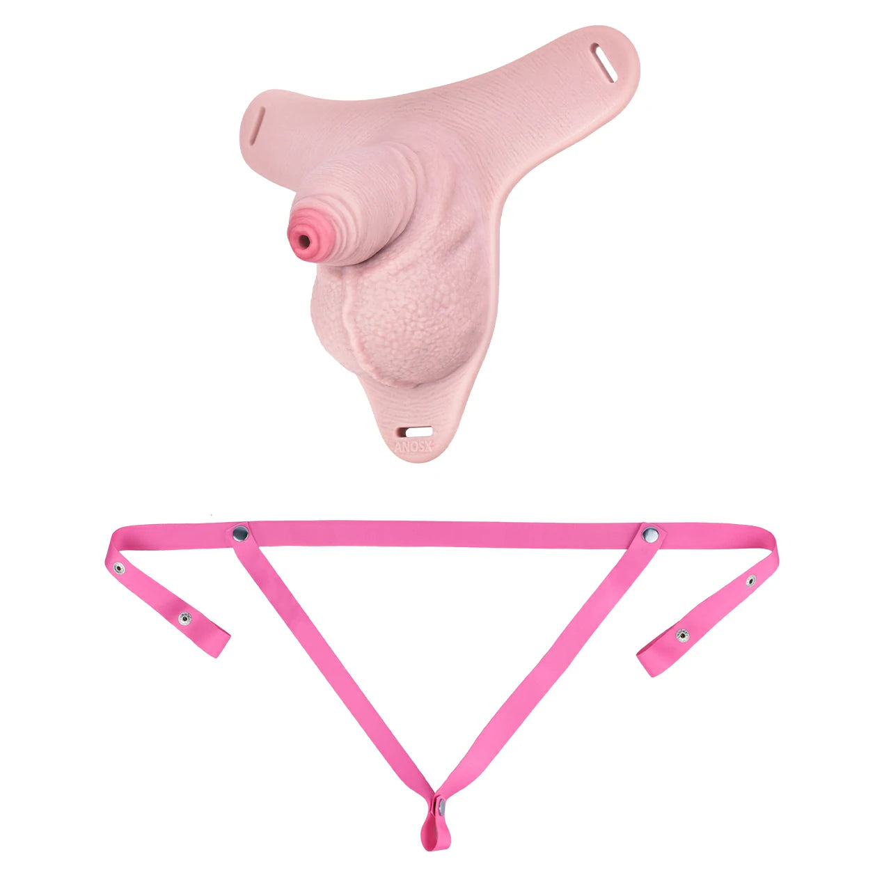 Wearable Lockable Silicone Chastity Pants(9 Size)