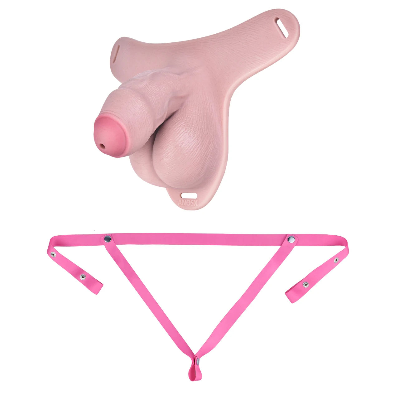 Wearable Lockable Silicone Chastity Pants(9 Size)