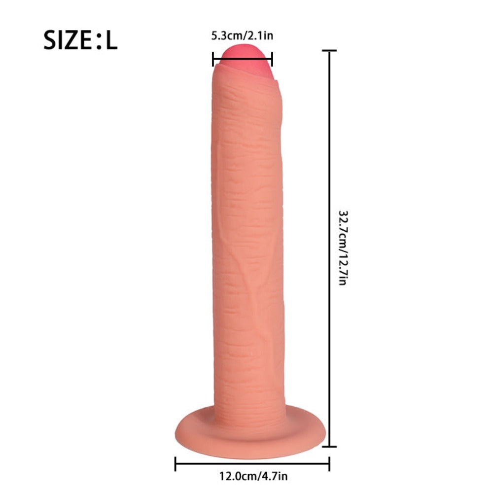 River - 9 Inch Realistic Dildo - Enema Dildo - Squirting Dildo