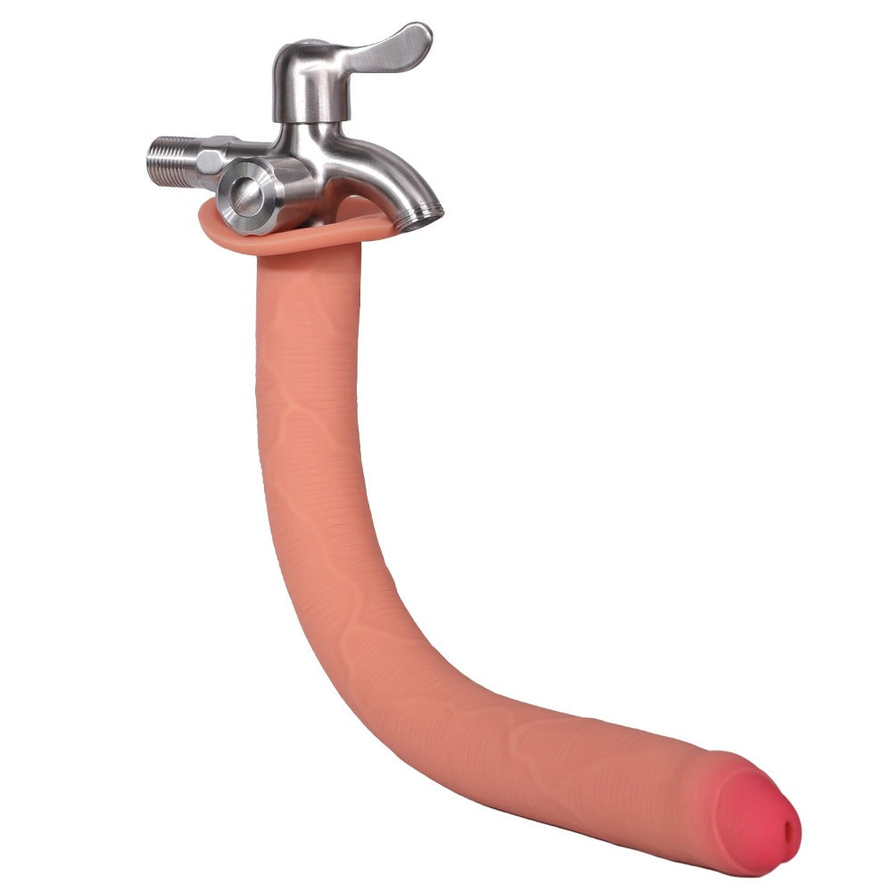 River - 9 Inch Realistic Dildo - Enema Dildo - Squirting Dildo