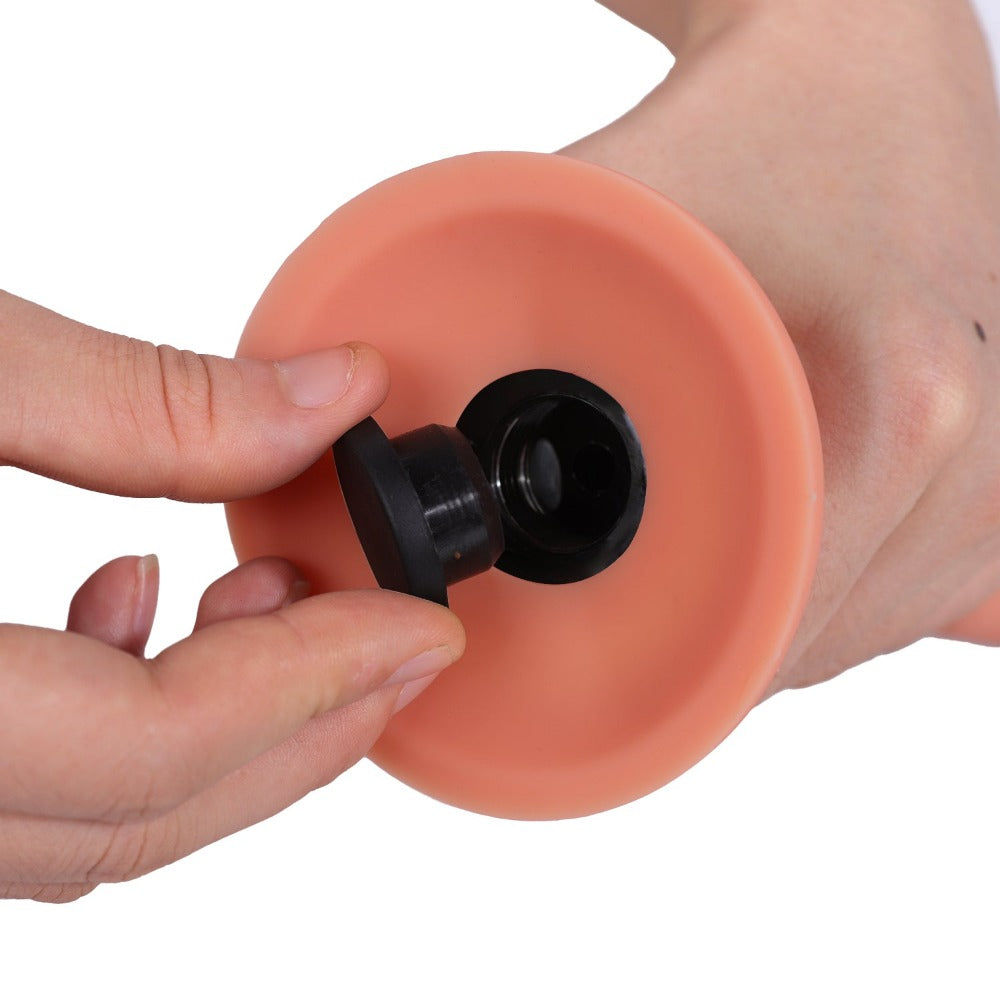 River - 9 Inch Realistic Dildo - Enema Dildo - Squirting Dildo