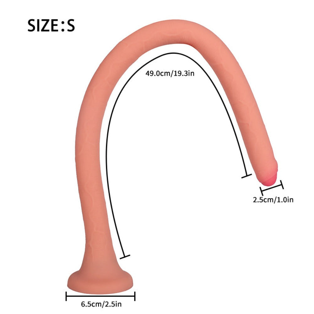 River - 9 Inch Realistic Dildo - Enema Dildo - Squirting Dildo