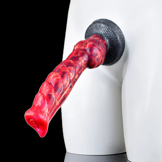 Equine Fantasy Knotted Dildo 9.5 Inch