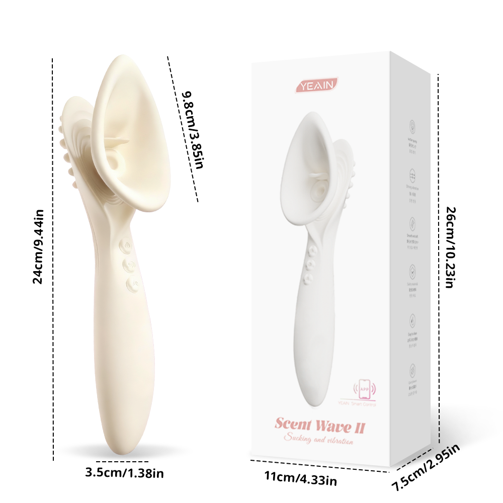 ScentWave 2 Clit Sucking & G-Spot Vibrator App-Controlled