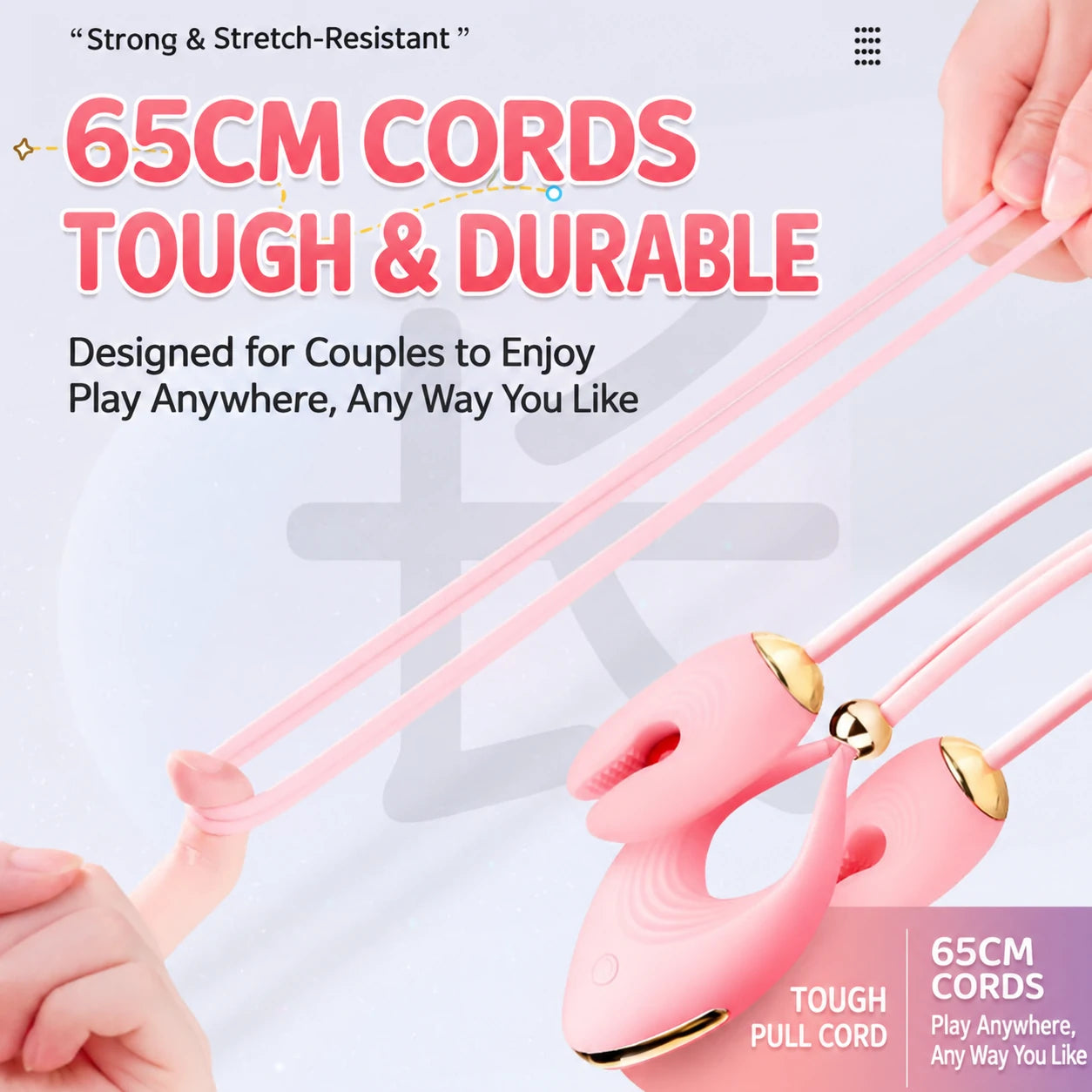 Couples Vibrating Cock Ring Set with Nipple Clamps & Bullet Eggs
