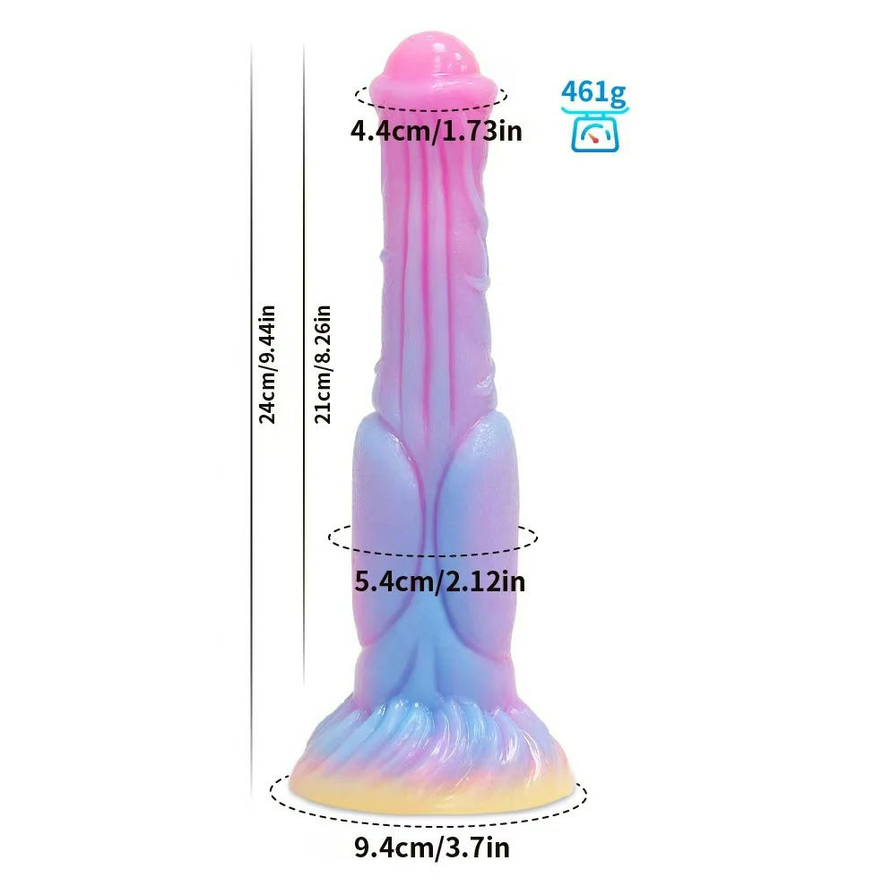 Glow in the Dark Moon Fantasy Unicorn Dildo