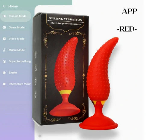 Ruby Tongue App-Controlled G-Spot Vibrator & Anal Plug