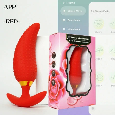 Ruby Tongue App-Controlled G-Spot Vibrator & Anal Plug