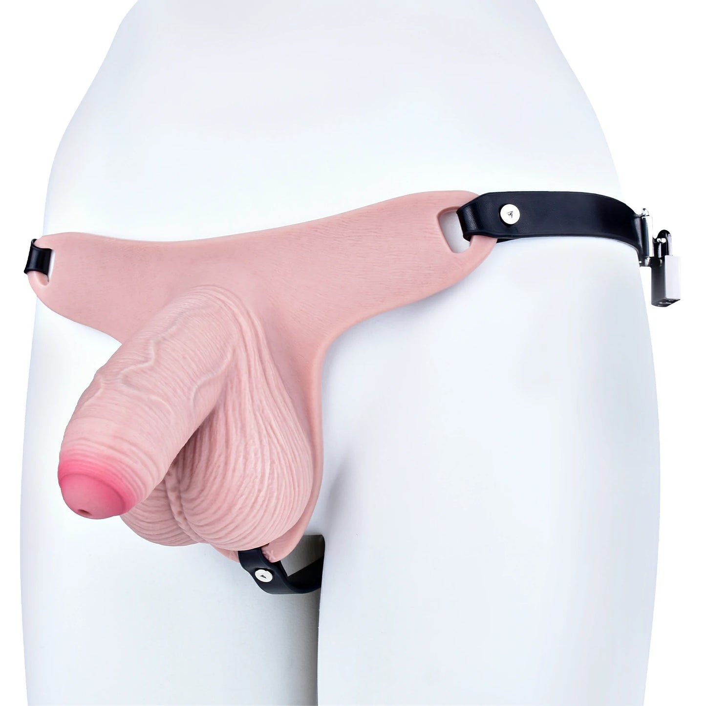 Wearable Lockable Silicone Chastity Pants(9 Size)
