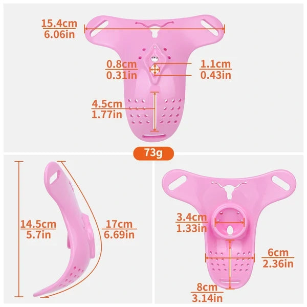 Line of Blocked Desire – Men's Sissy Orgasm Denial Chastity Cage