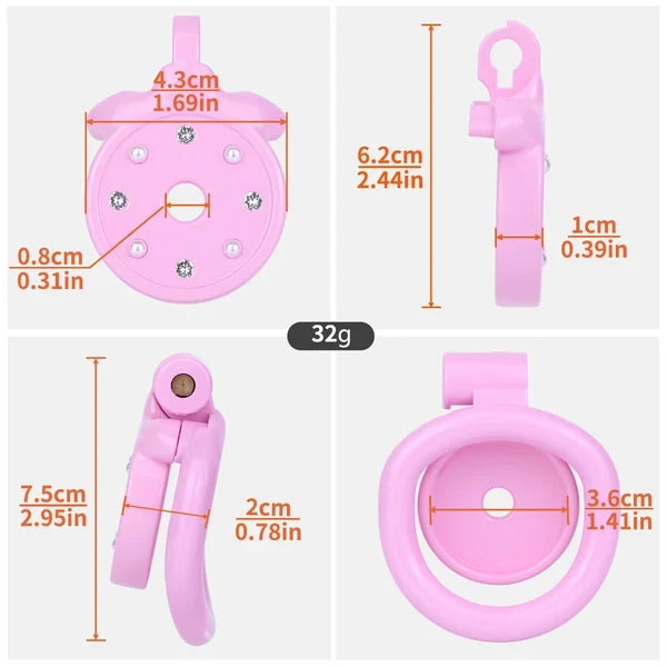 Line of Blocked Desire – Men's Sissy Orgasm Denial Chastity Cage