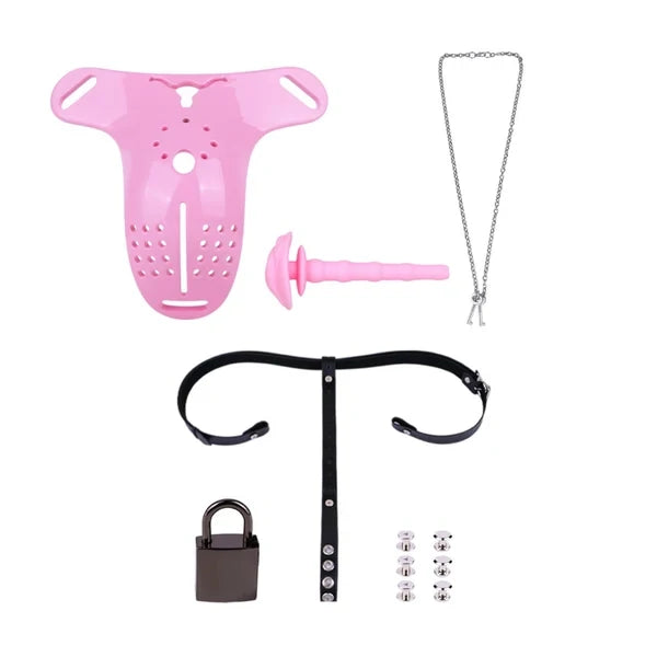 Line of Blocked Desire – Men's Sissy Orgasm Denial Chastity Cage