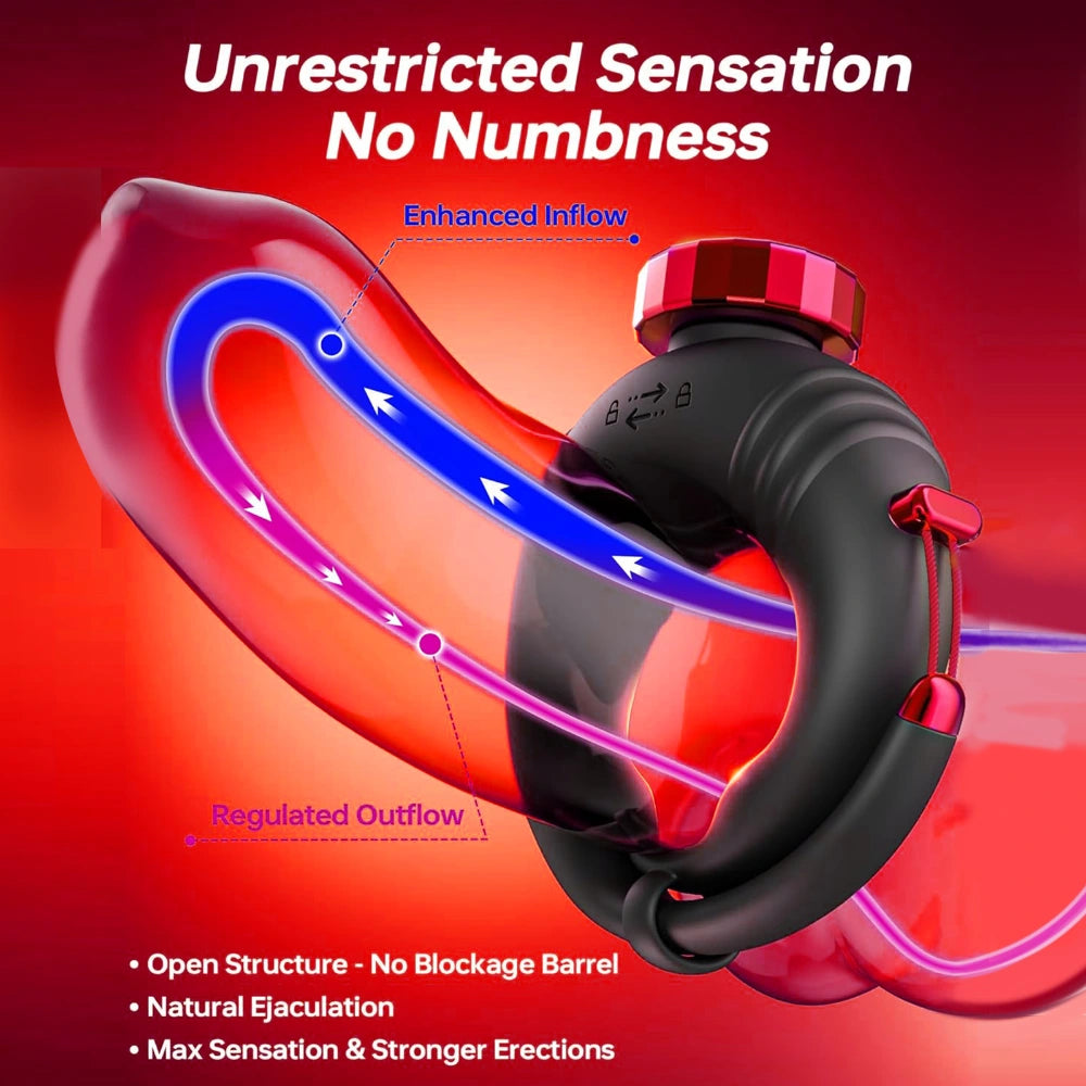 Adjustable App-Controlled Vibrating Cock Ring