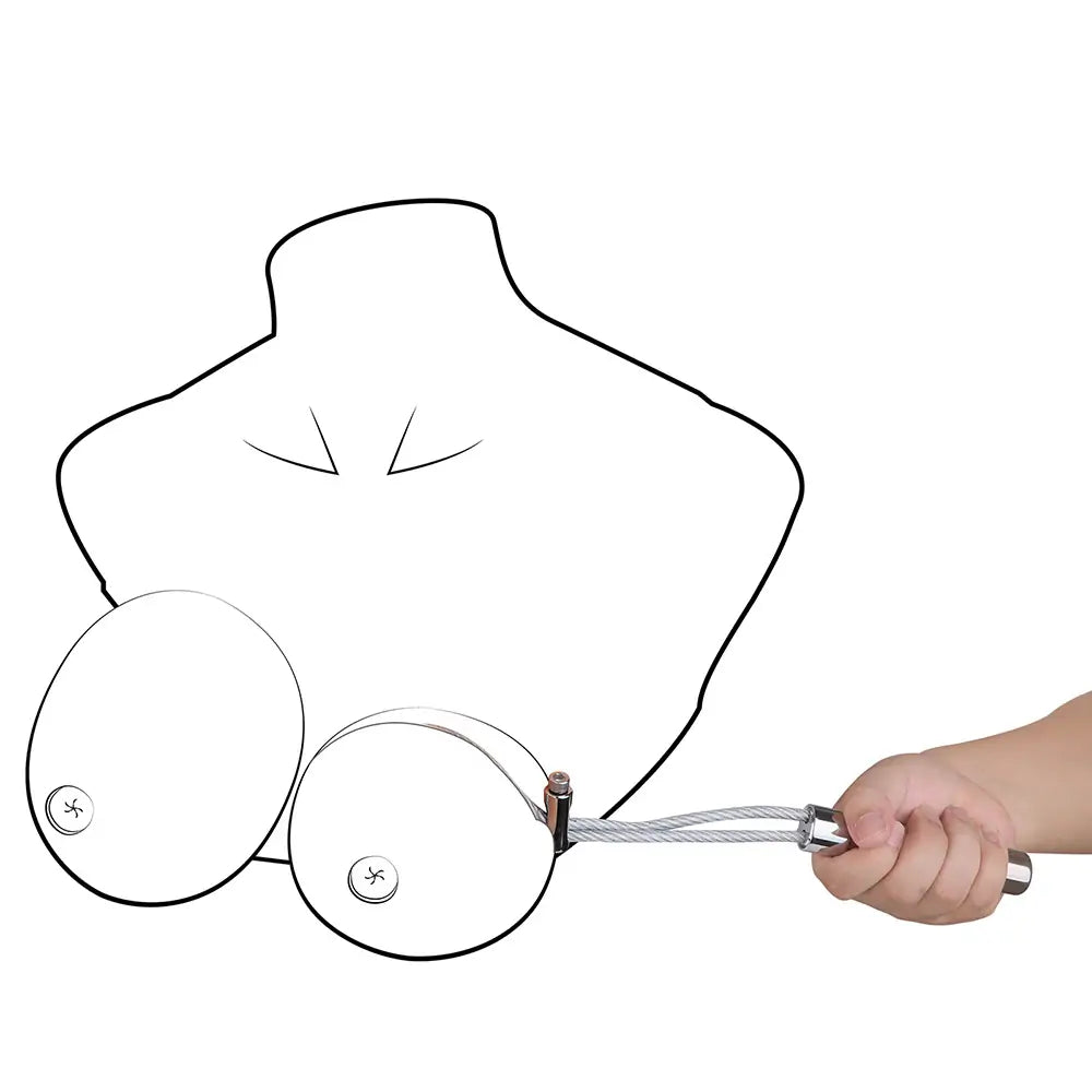 Adjustable BDSM Leather Bondage Harness