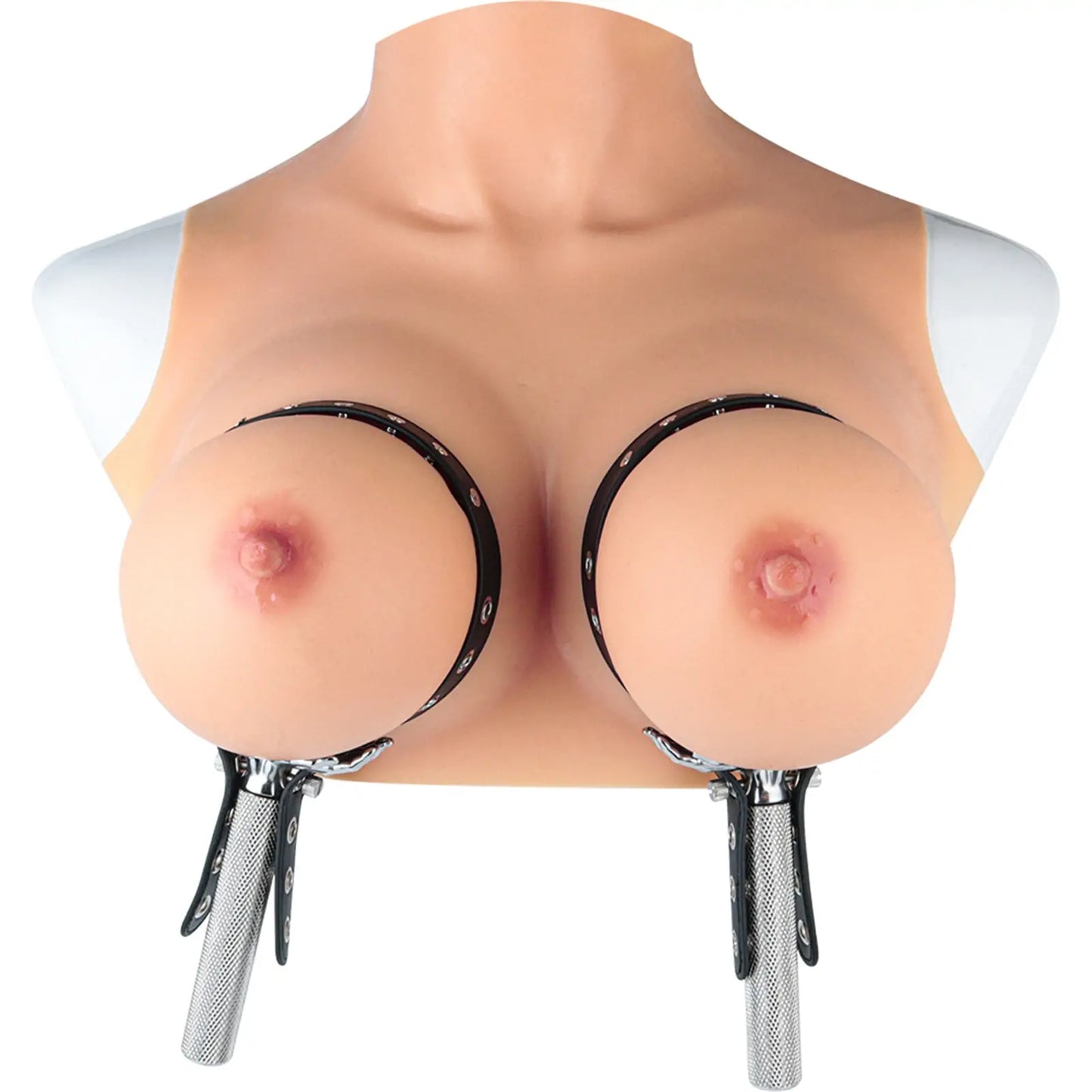Adjustable BDSM Nipple Clamps with Handle