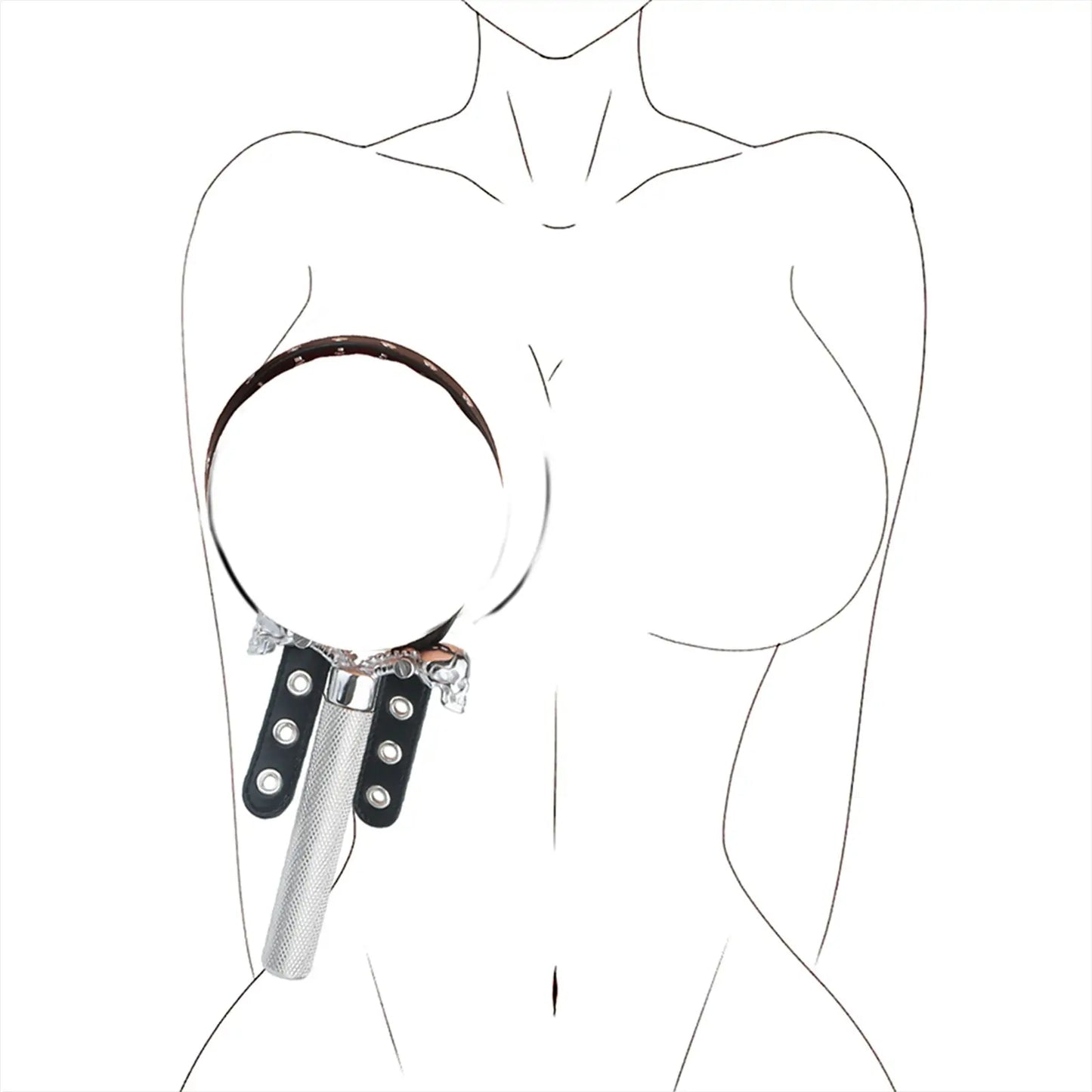 Adjustable BDSM Nipple Clamps with Handle