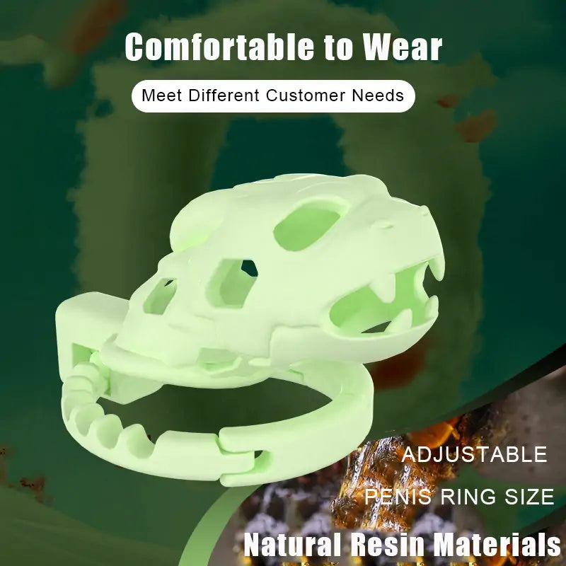 Adjustable Dino Fantasy Chastity Cage