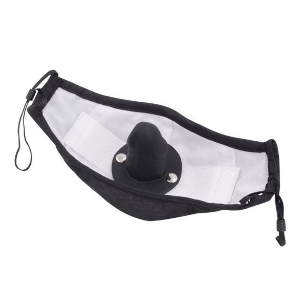 Adjustable Long Shaft Dildo Mask