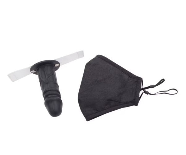 Adjustable Long Shaft Dildo Mask