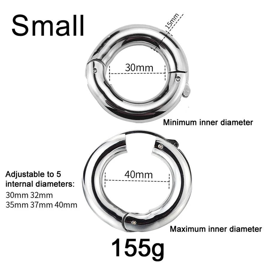 Adjustable Metal Penis Ring Stainless Steel