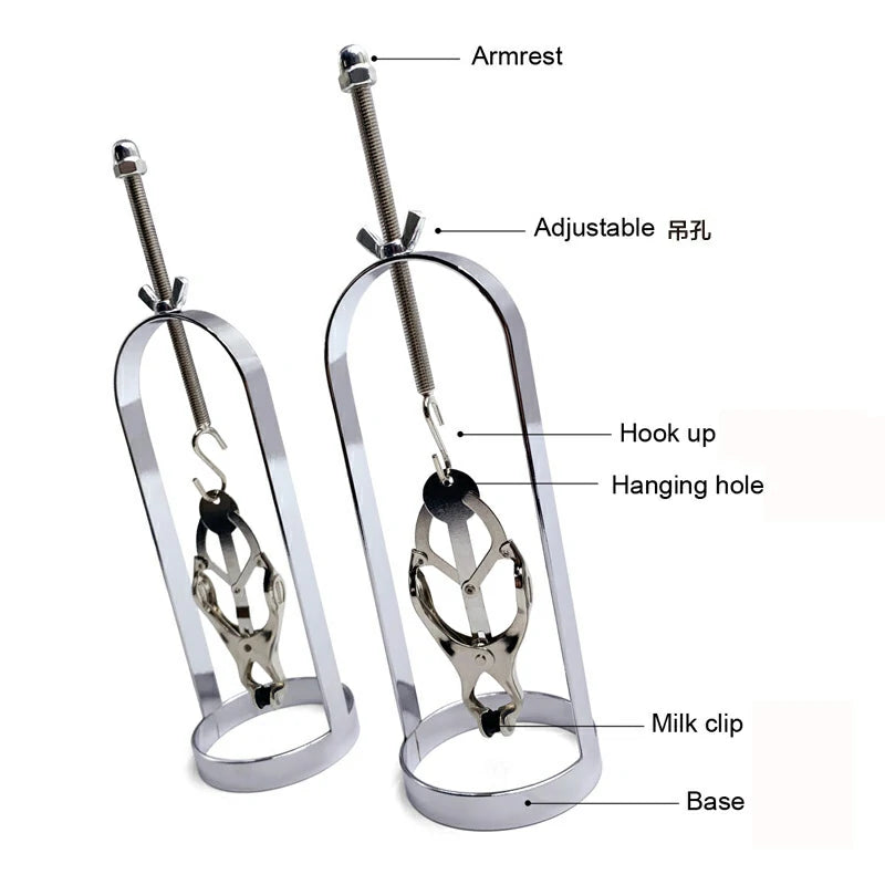 Adjustable Nipple Clamps – Metal Stretching Design