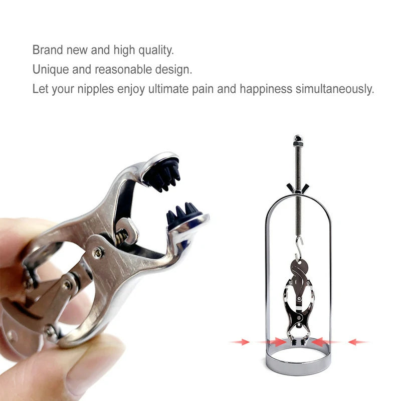 Adjustable Nipple Clamps – Metal Stretching Design