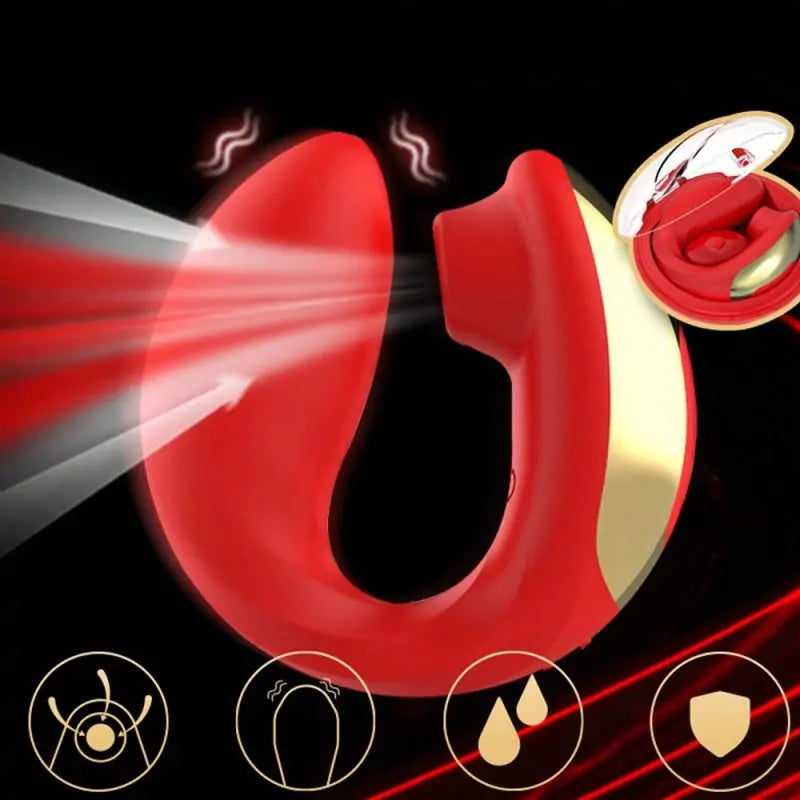 AirVibe Dual Stimulator with Suction & Vibration