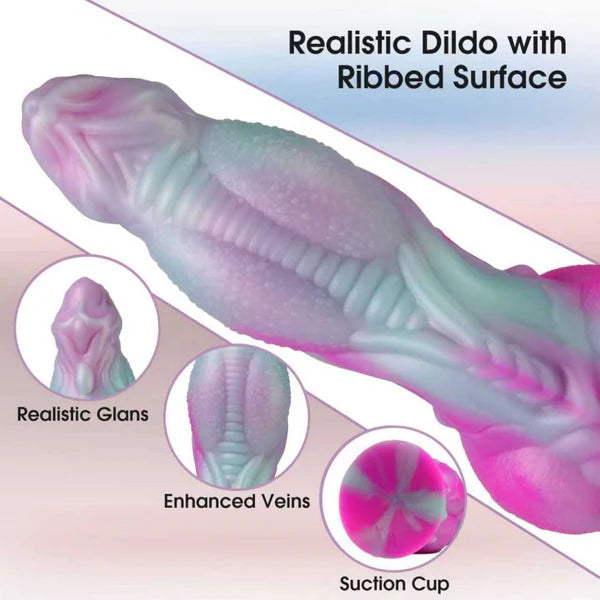 Alexis Alien Dog Dildo 9 Inches