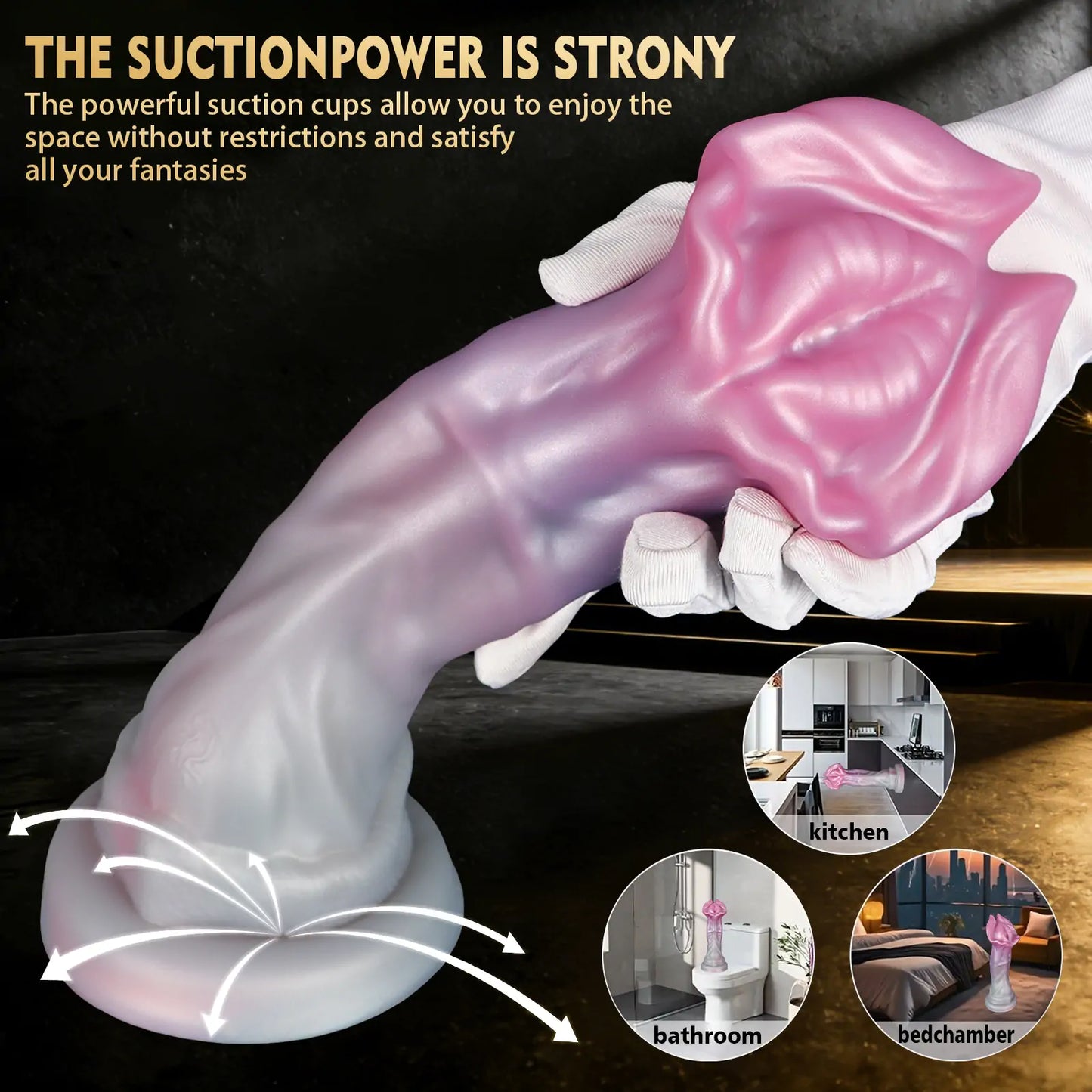 Alien Chaos Stamen Monster Dildo 9 Inches