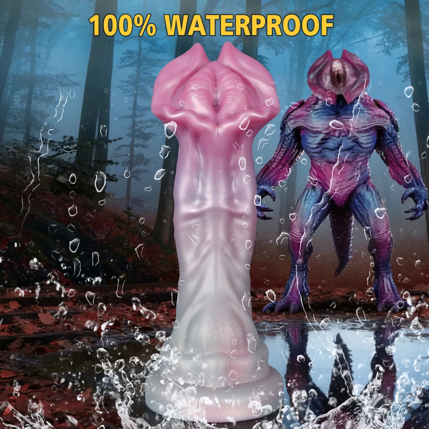 Alien Chaos Stamen Monster Dildo 9 Inches