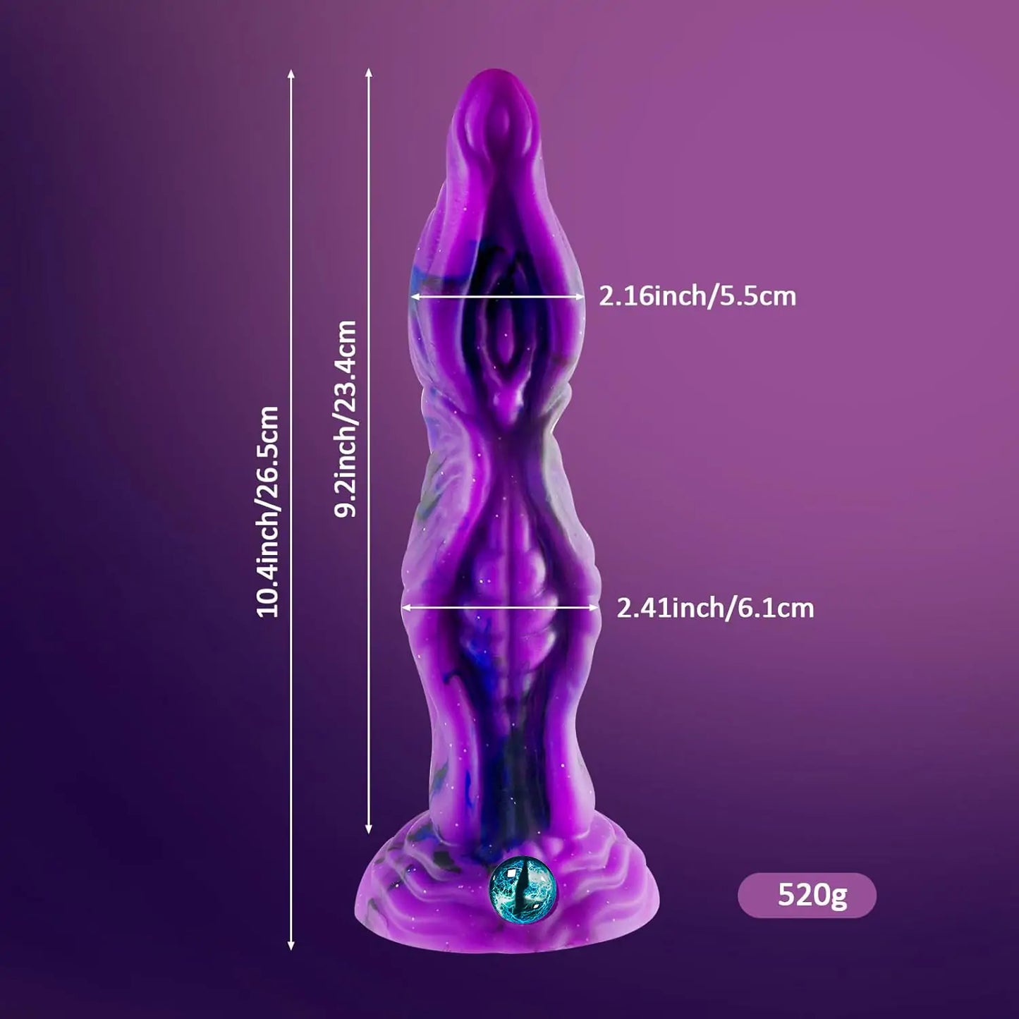 Alien Cyclops Fantasy Dildo 10.4 Inches