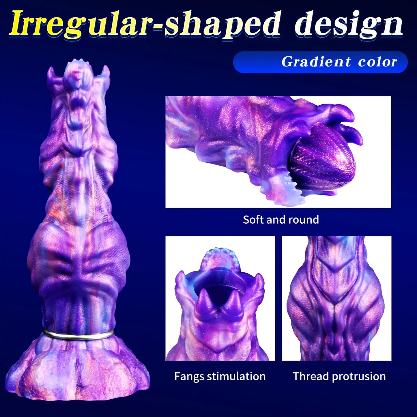 Alien Egg-Laying Fantasy Dildo 7.8 Inches