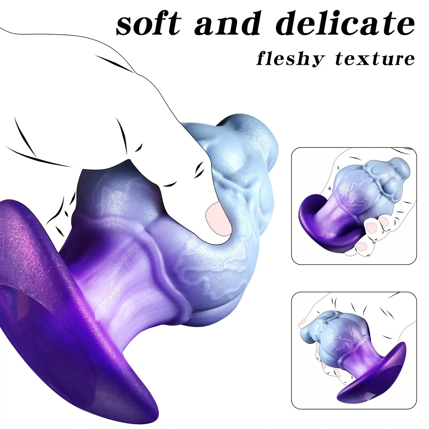 Alien Egg Silicone Butt Plug