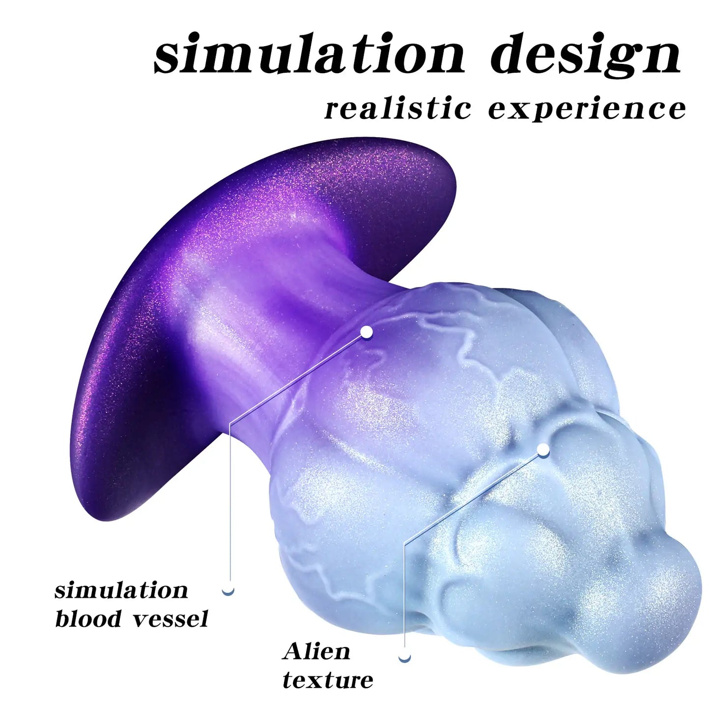 Alien Egg Silicone Butt Plug