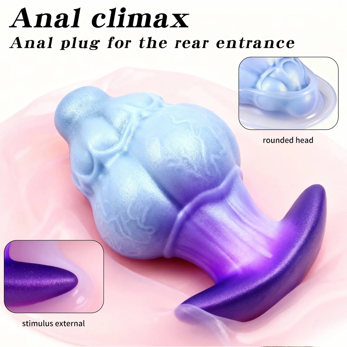 Alien Egg Silicone Butt Plug