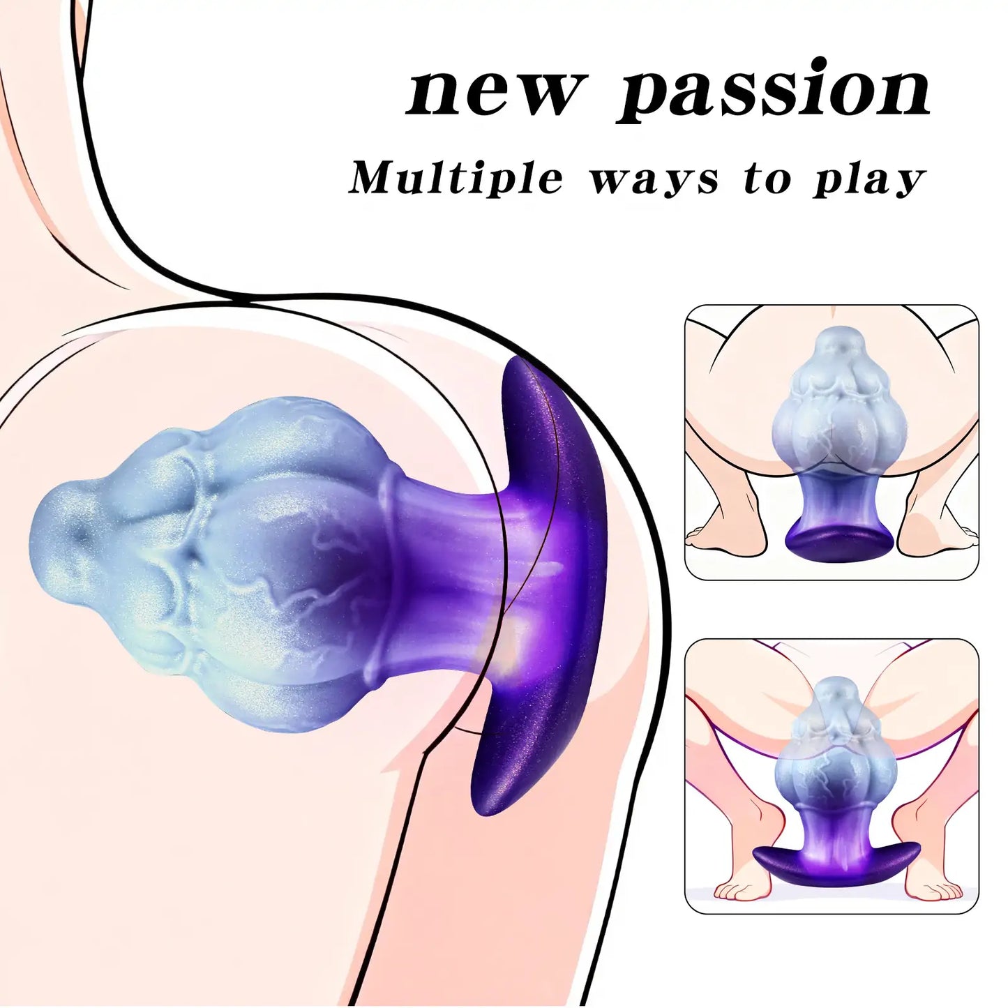 Alien Egg Silicone Butt Plug