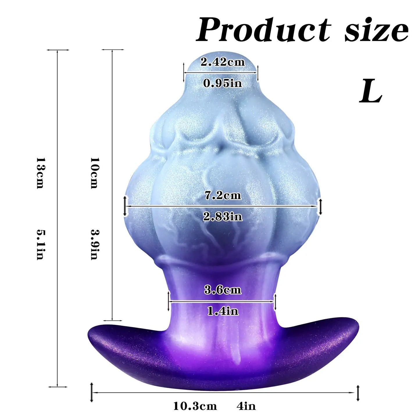 Alien Egg Silicone Butt Plug
