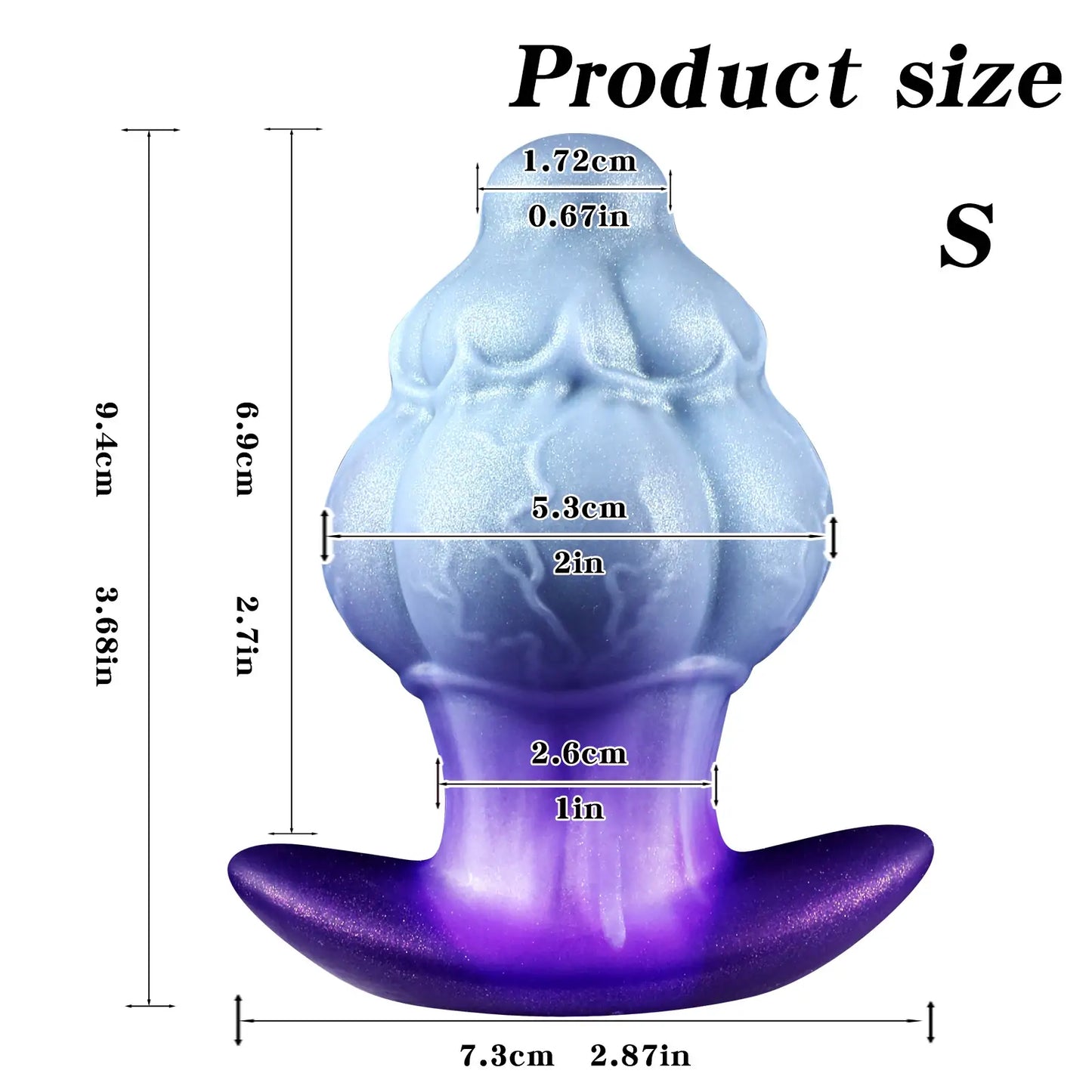 Alien Egg Silicone Butt Plug