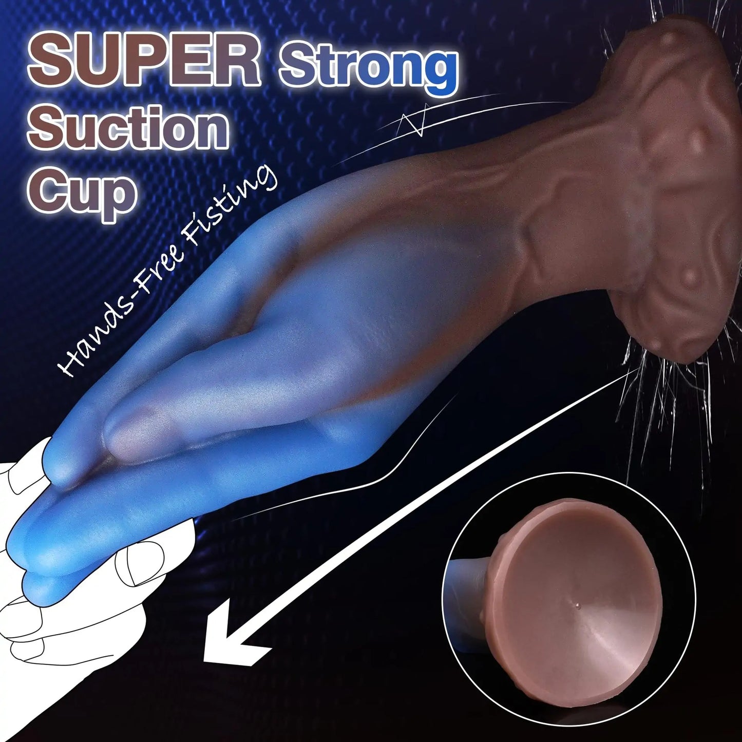 Alien Fantasy Fist Dildo 8.2 Inches