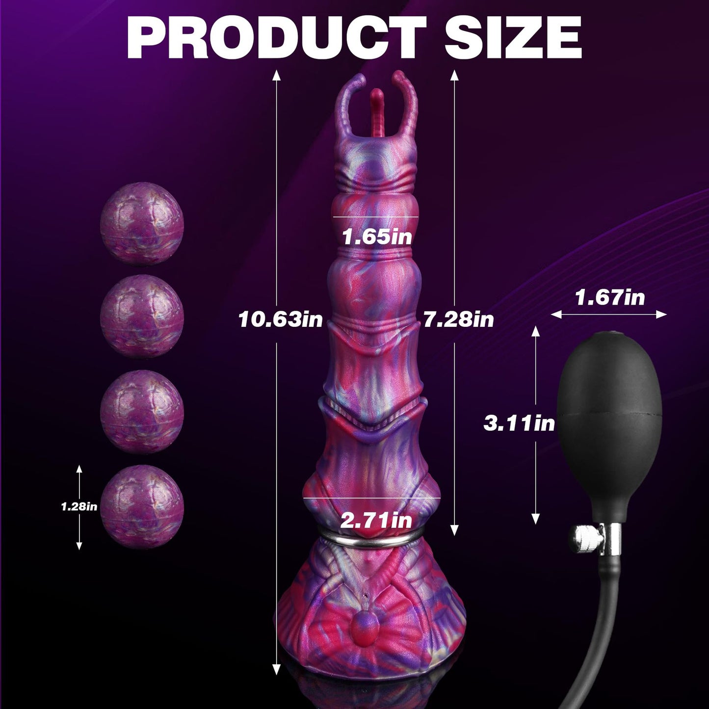Alien Fantasy Ovipositor Dildo 10 Inches