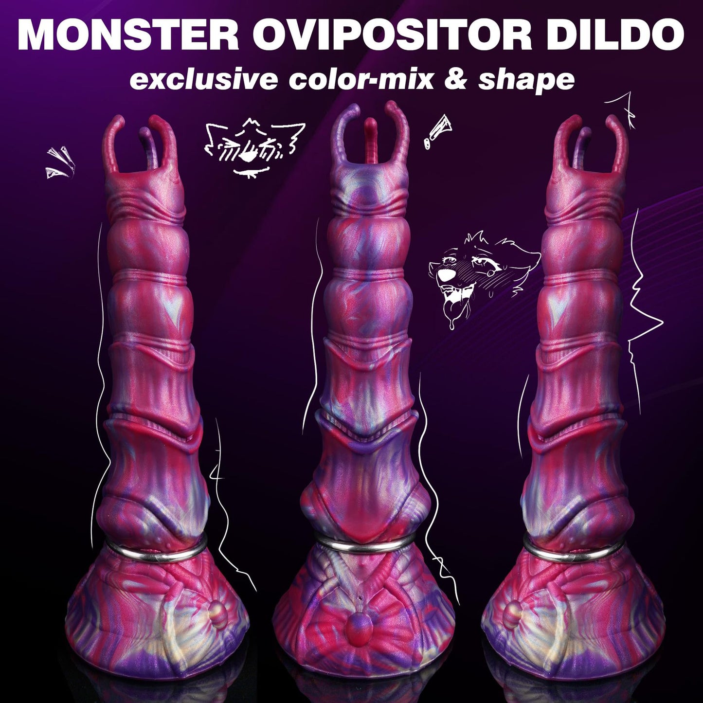 Alien Fantasy Ovipositor Dildo 10 Inches